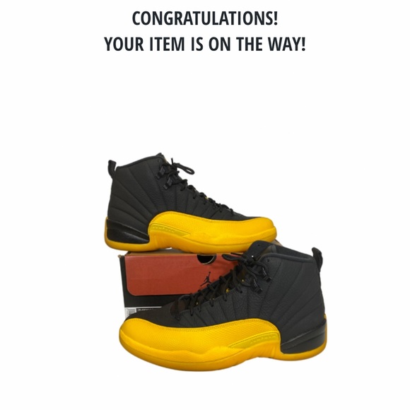 Air Jordan 12 Retro Black University Gold(USED) - Picture 2 of 11